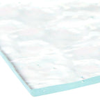 Glass Sheet Clear Cathedral with Texture and Iridescent Finish