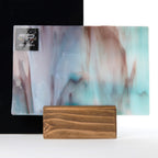 Glass Sheet Mixed Colors Streaky w/ multi colors