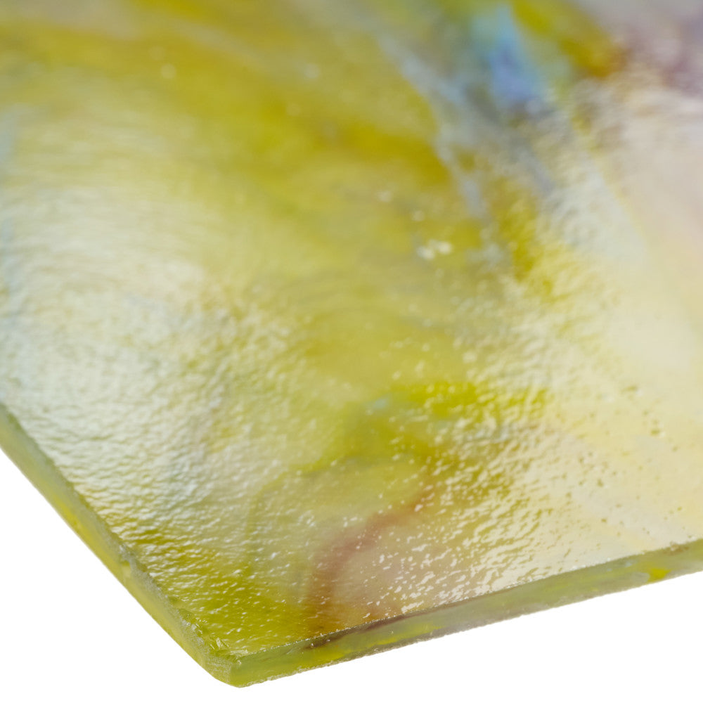 Glass Sheet Mixed Colors Streaky w/ multi colors