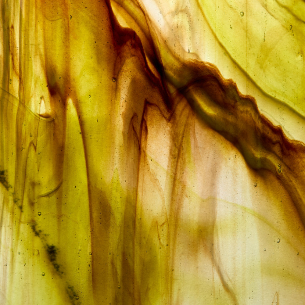 Glass Sheet Mixed Colors Streaky w/ Multi Colors