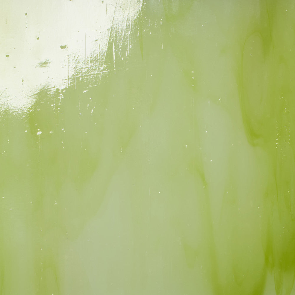 Glass Sheet Green with  Streaky