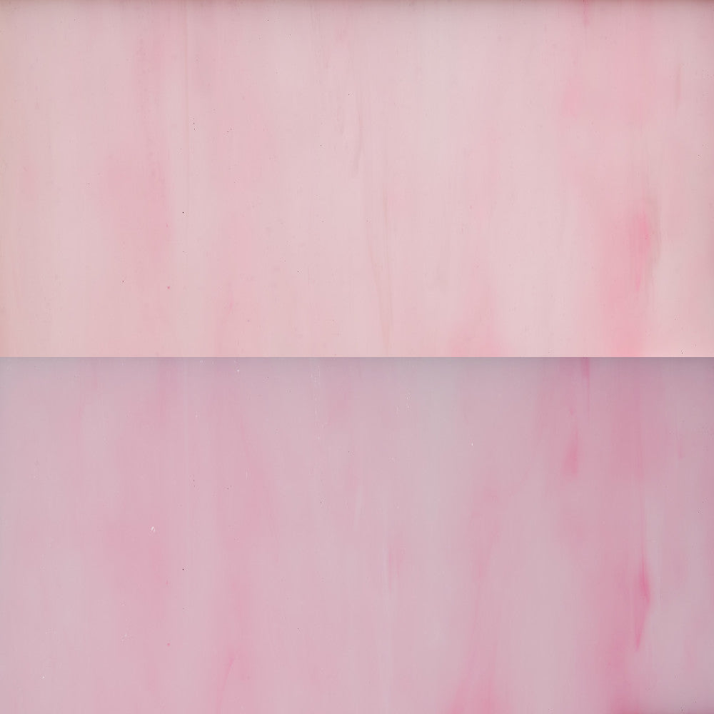 Glass Sheet Pink with White Streaky
