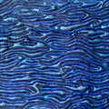 Glass Sheet Blue Ripple Glass with Mirror Backing