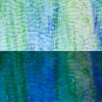 Glass Sheet Green Streaky with Ripple Texture
