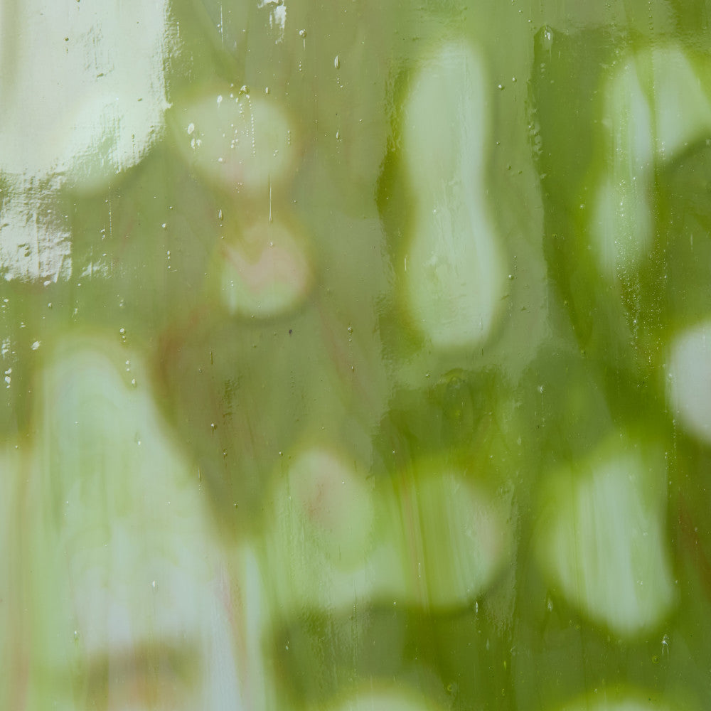 Glass Sheet Mixed Colors Mottled  w/ Green/Purple/White Streaky