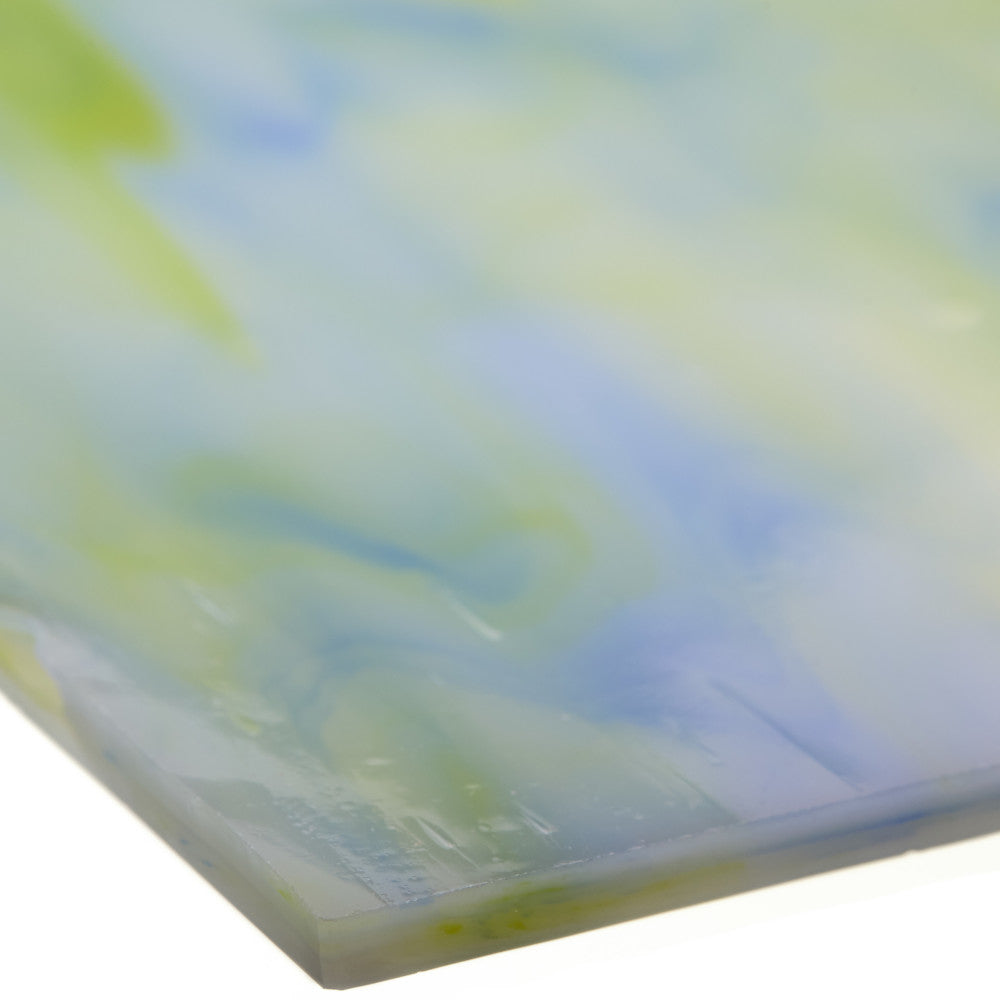 Glass Sheet Mixed Colors Streaky w/ multi colors