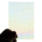 Iridescent Finish Glass Sheet Pastel Cathedral with Flemish Texture