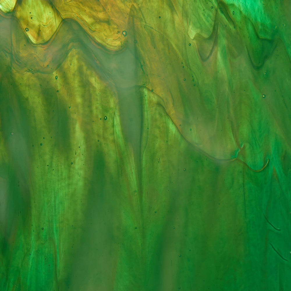 Glass Sheet Green Swirl