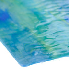 Rippled Glass Sheet Mixed Colors Streaky w/ Multi Colors