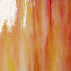 Glass Sheet Orange with Yellow Streaky
