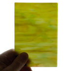 Glass Sheet Green with Streaky Colors
