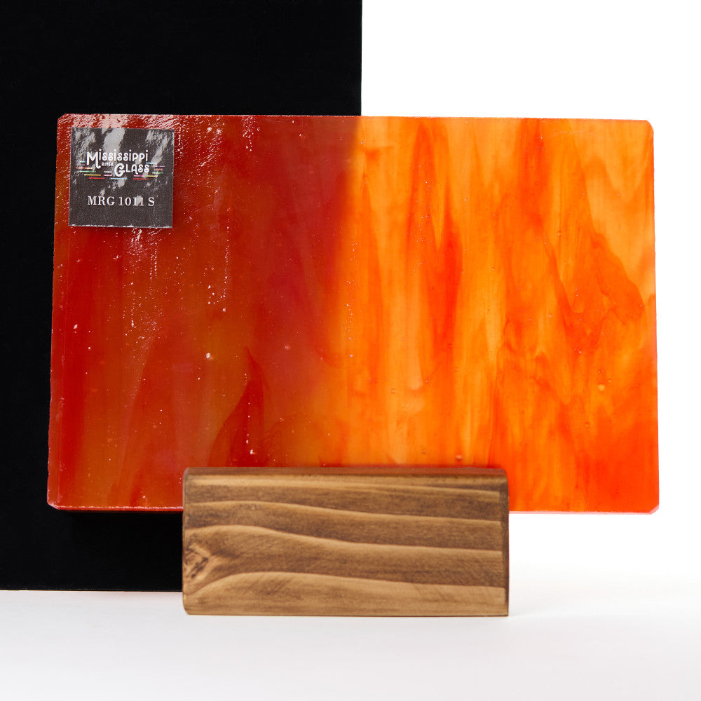 Glass Sheet Red Streaky