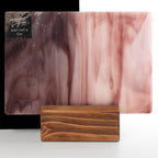 Glass Sheet Pink/Purple Streaky w/ Multi Colors