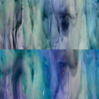 Iridescent Glass Sheet Mixed Colors Streaky w/ Multi Colors